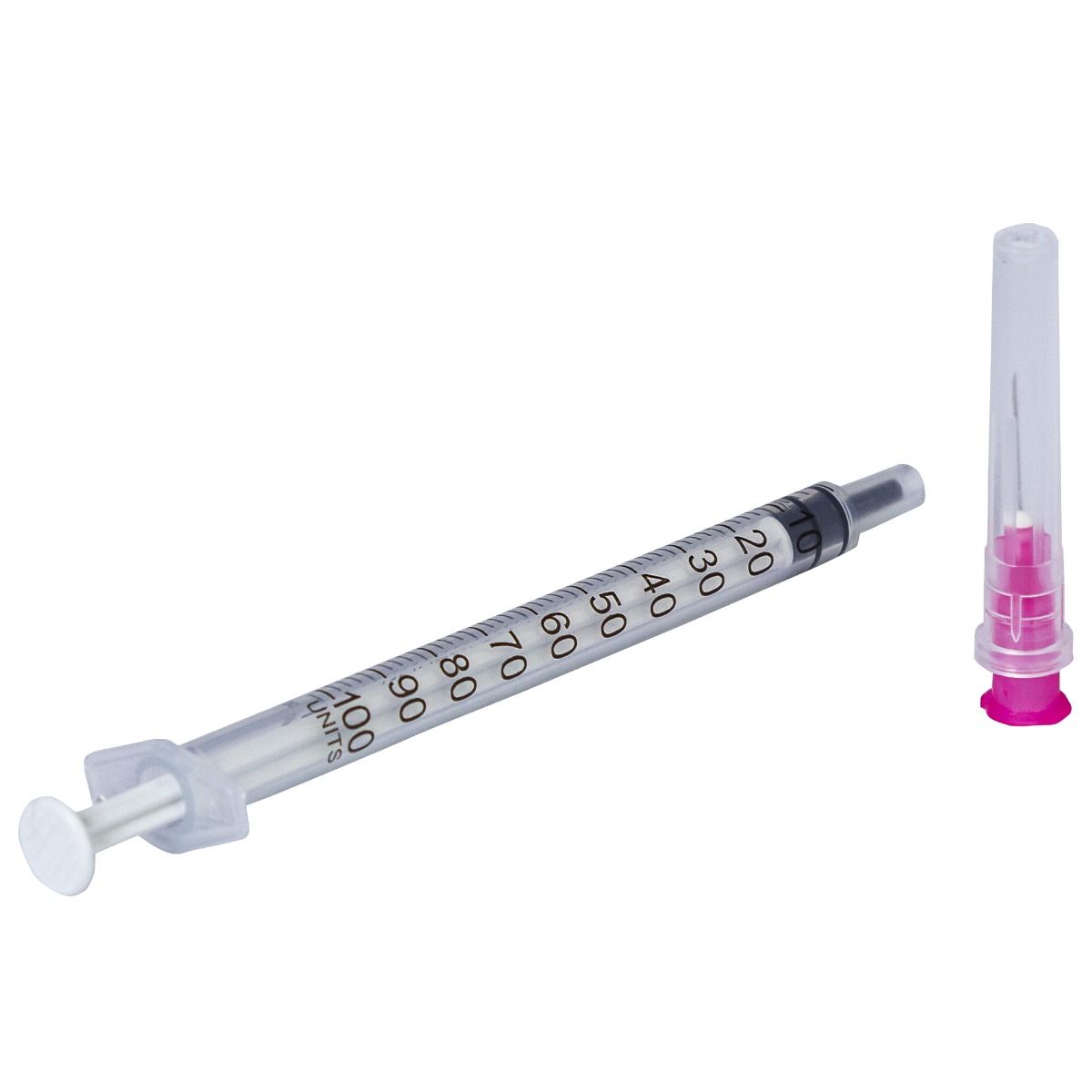 Seringi de insulină PRIMA 1ml cu ac detașabil 29G, 100 buc. — imaginea 4