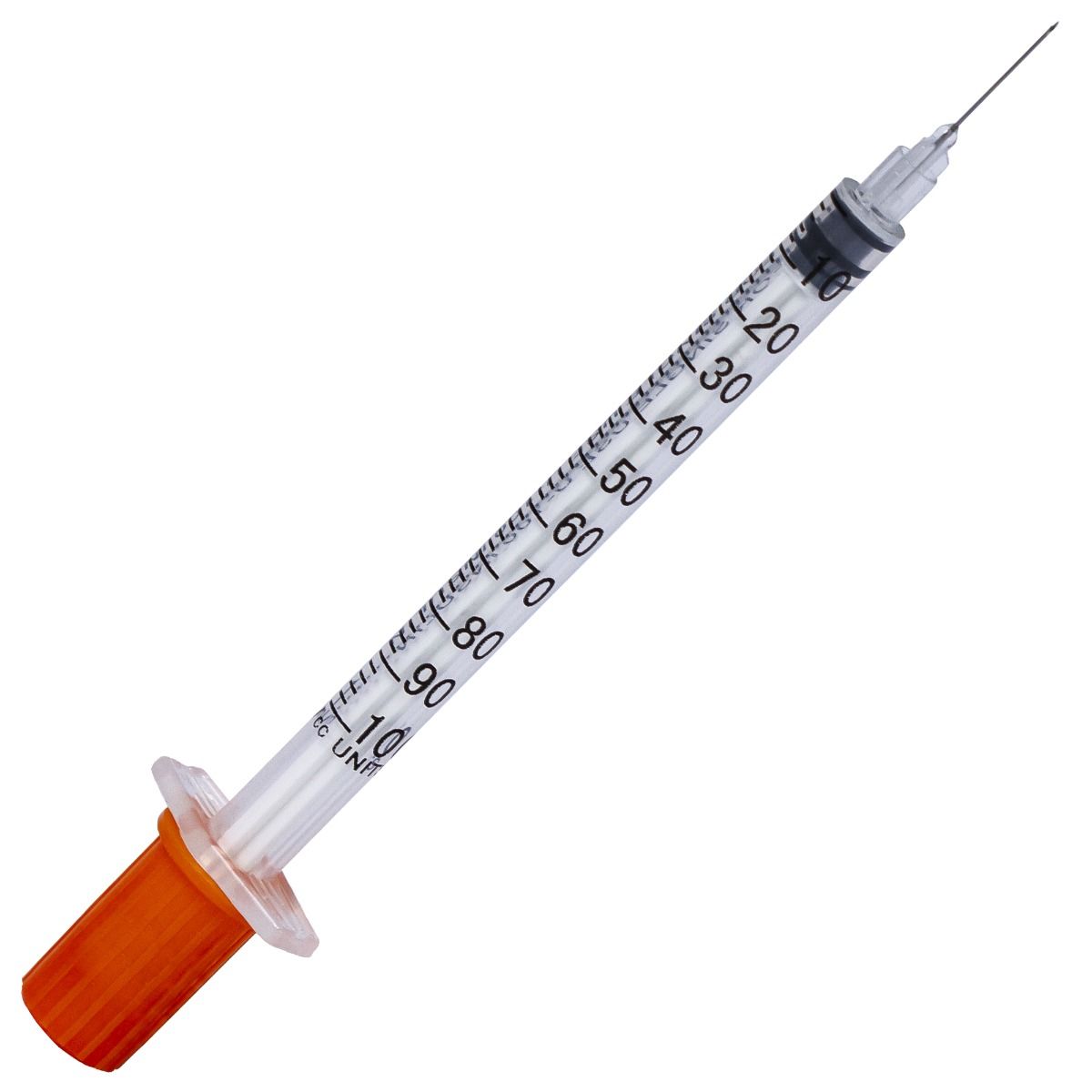 Seringi de insulină PRIMA 1ml, cu ac fix 29G (0.33x13mm)