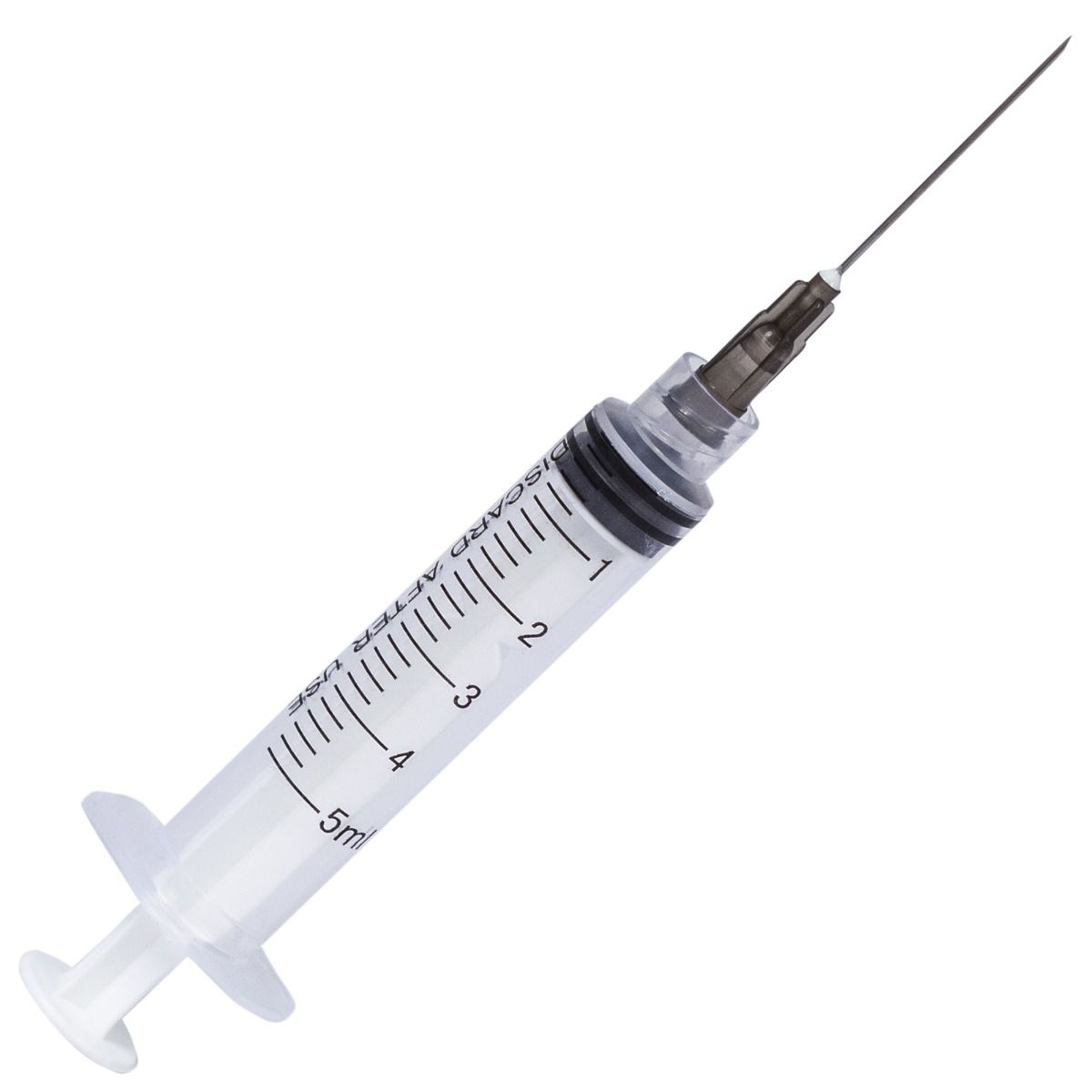 Seringi Luer Lock 5ml, PRIMA, cu ac 22G, 100 bucati — imaginea 2
