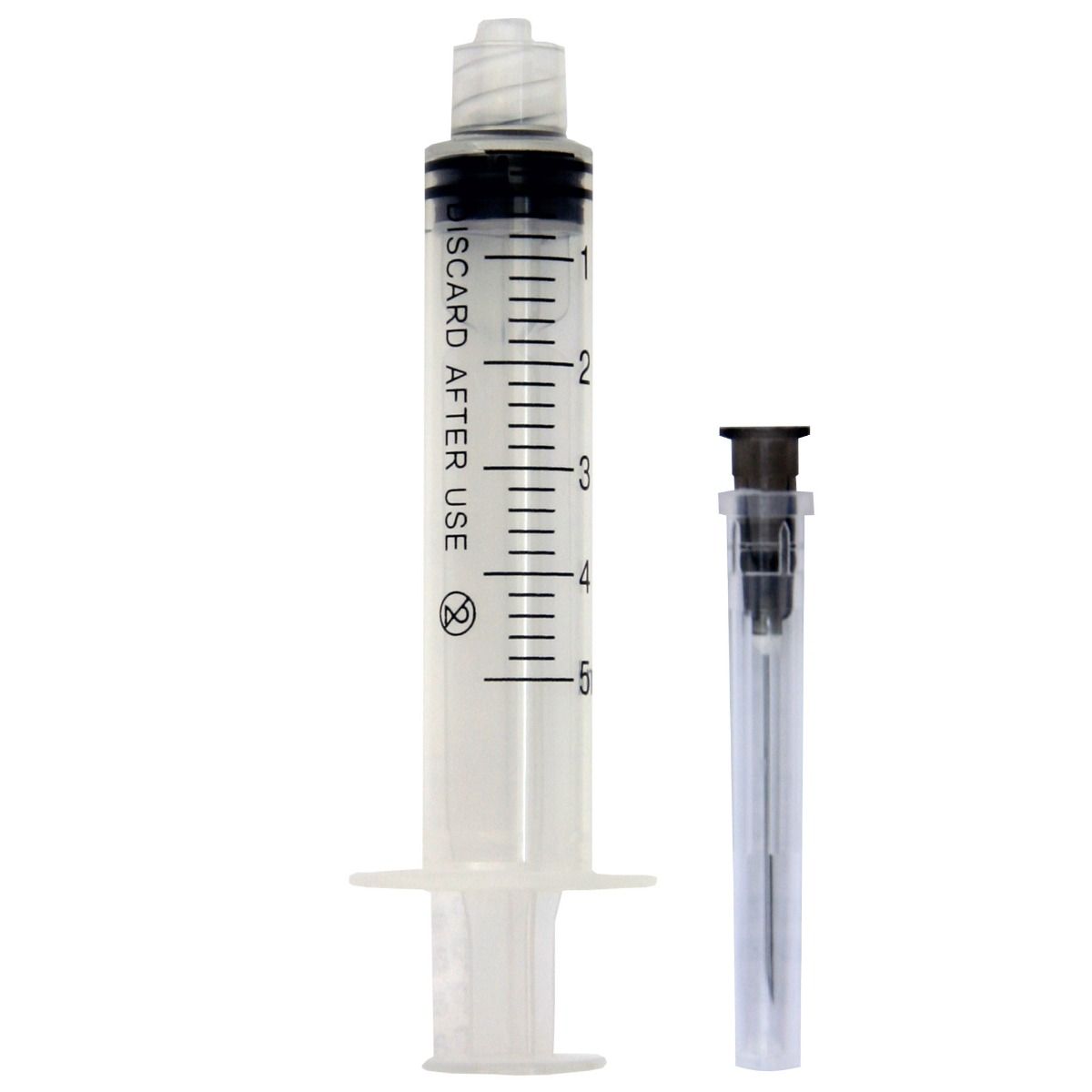 Seringi Luer Lock 5ml, PRIMA, cu ac 22G, 100 bucati — imaginea 4