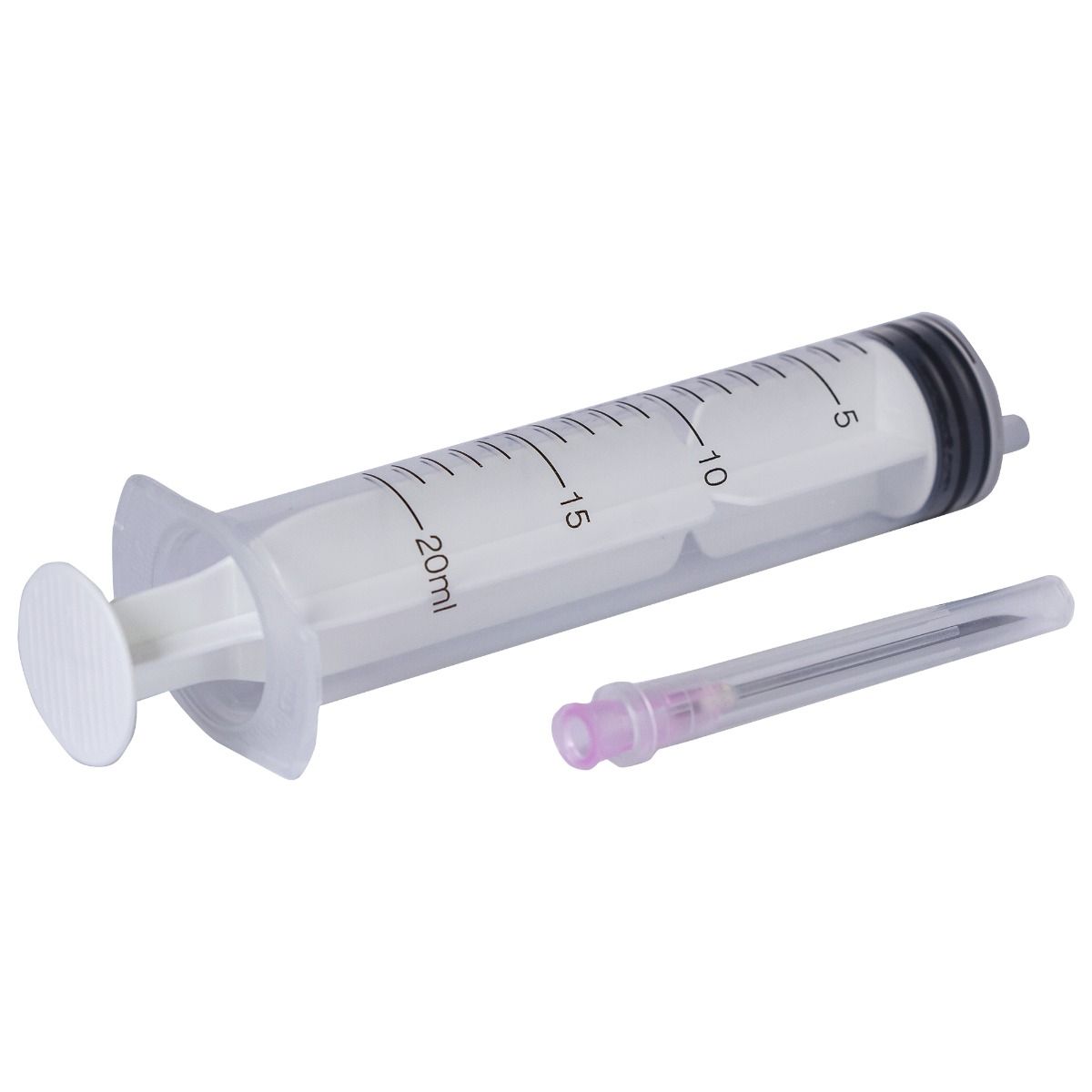 Seringi Luer Slip 20ml, PRIMA, cu ac roz, 50 bucati — imaginea 4