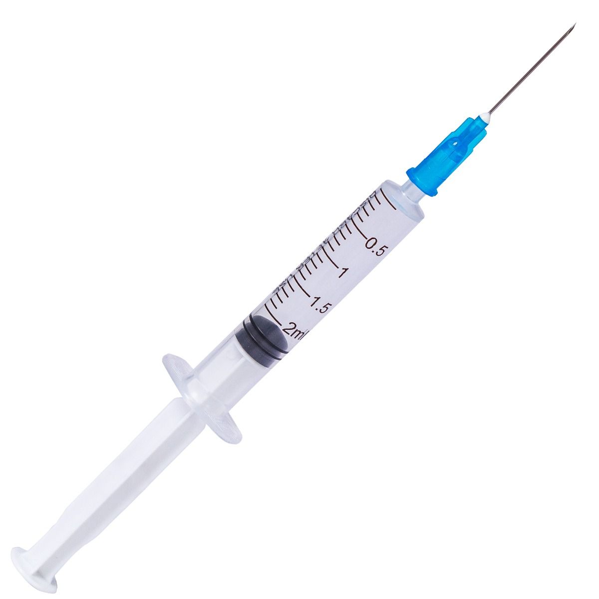 Seringi Luer Slip 2ml, PRIMA, cu ac albastru, 100 bucati — imaginea 2