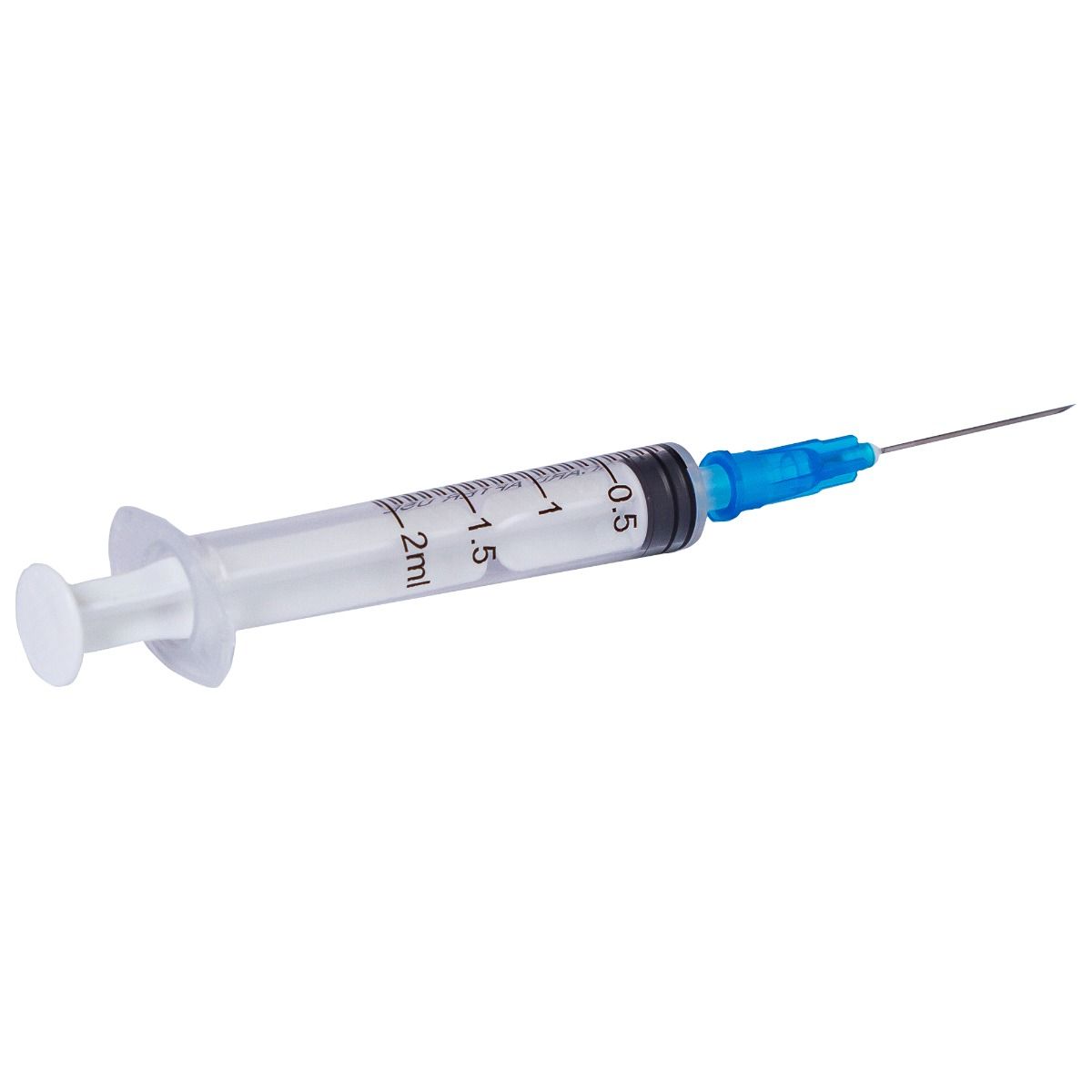 Seringi Luer Slip 2ml, PRIMA, cu ac albastru, 100 bucati — imaginea 3