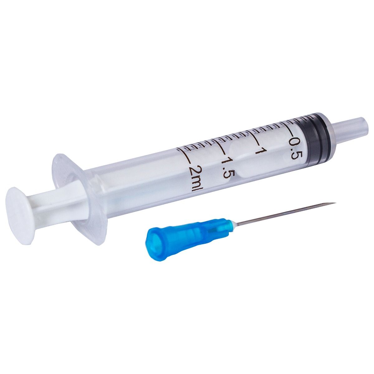Seringi Luer Slip 2ml, PRIMA, cu ac albastru, 100 bucati — imaginea 5