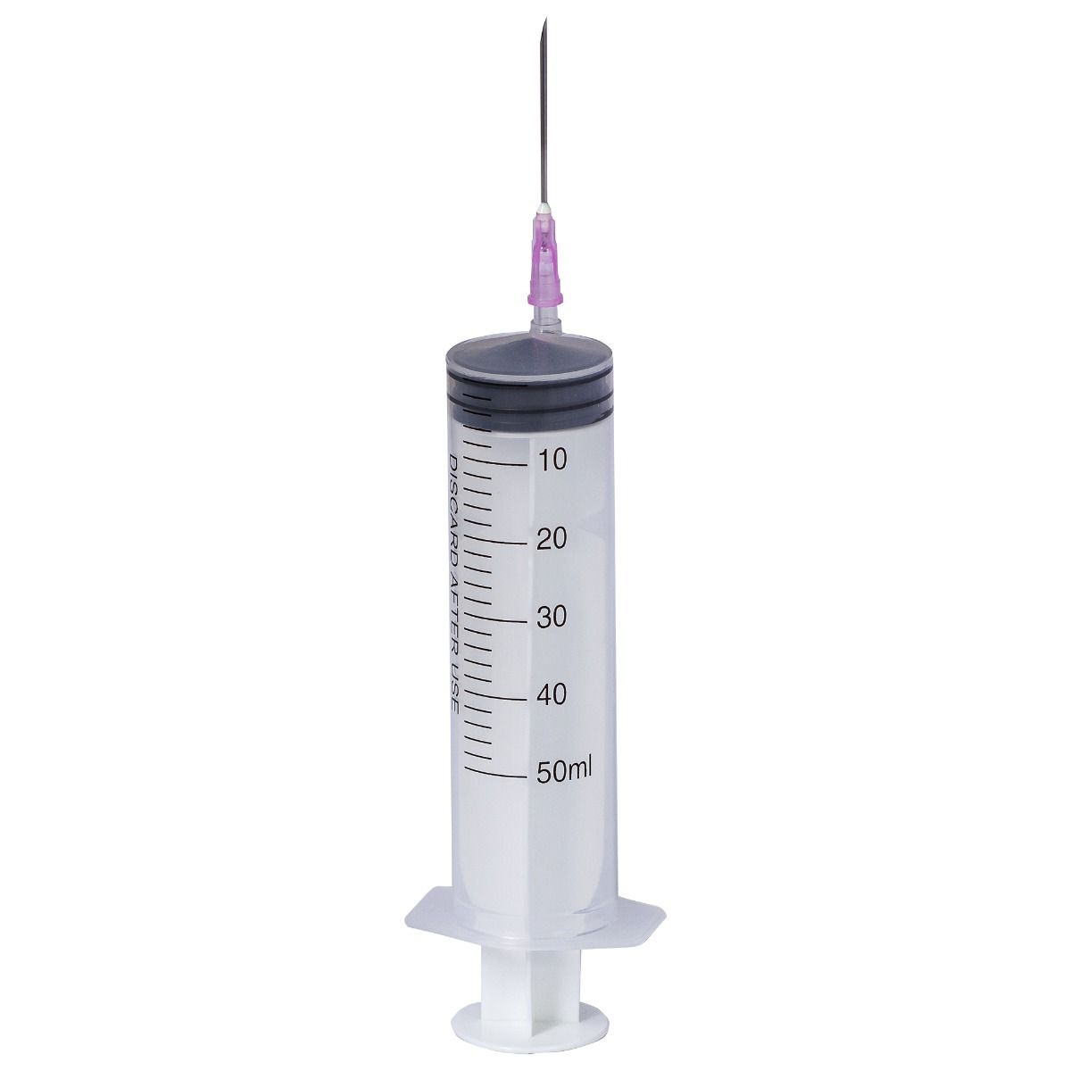 Seringi Luer Slip PRIMA 50/60ml cu ac roz, 25 bucăți — imaginea 4