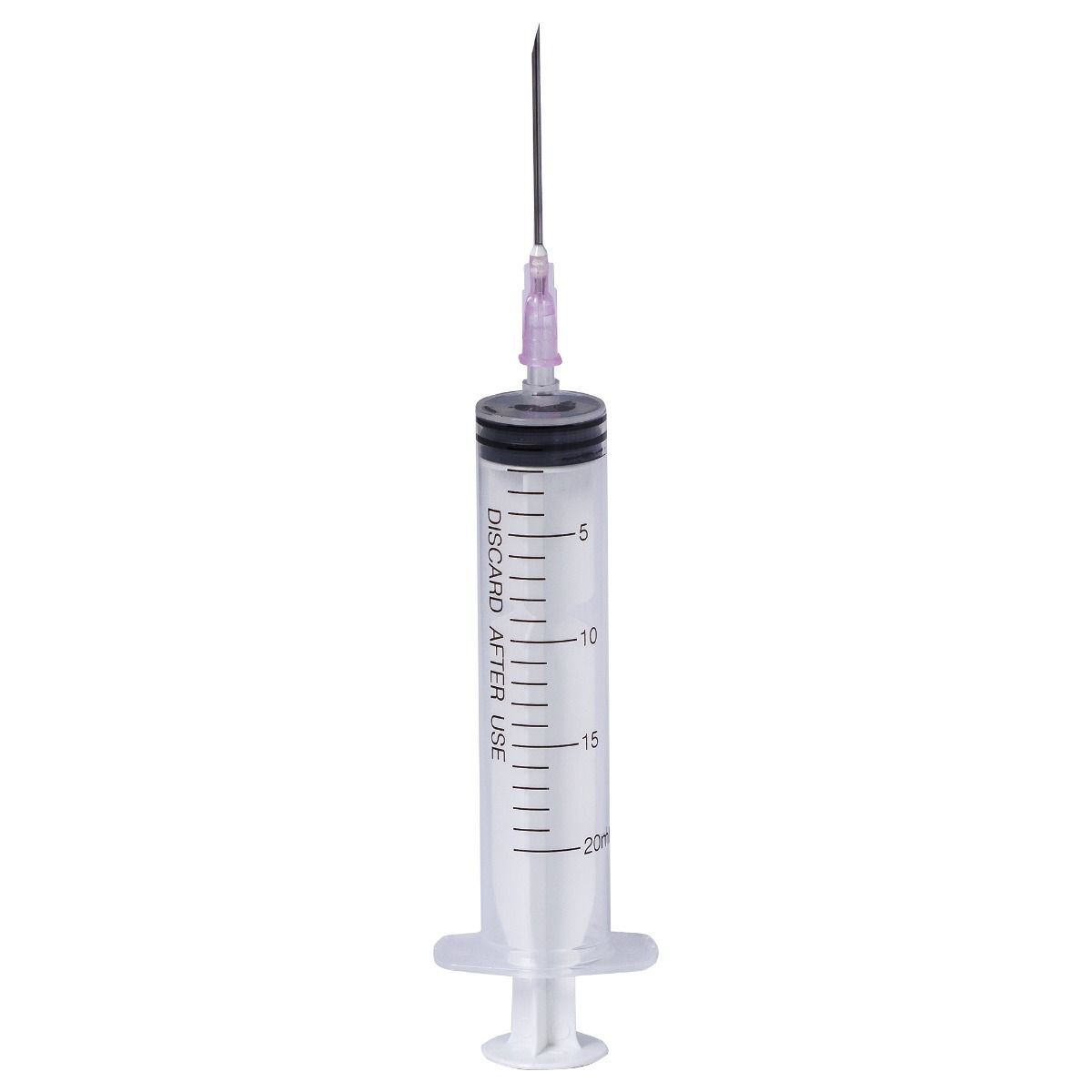 Seringi PRIMA Luer Slip 20ml cu ac roz, 50 bucăți — imaginea 5