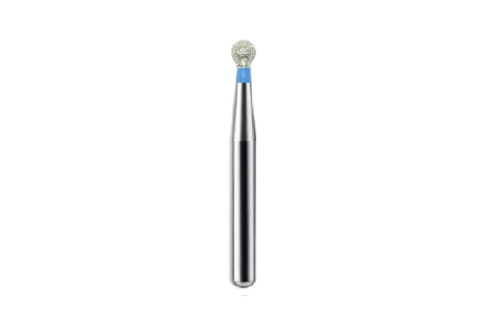 Set 10 Freze Diamantate Globulare BR-31 pentru Turbina Dentară, Granulație Medie