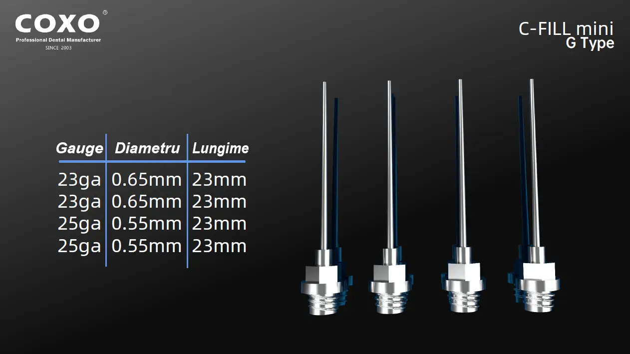 Ace pentru pistol de obturare C-Fill mini COXO – Precizie în Endodonție — imaginea 4