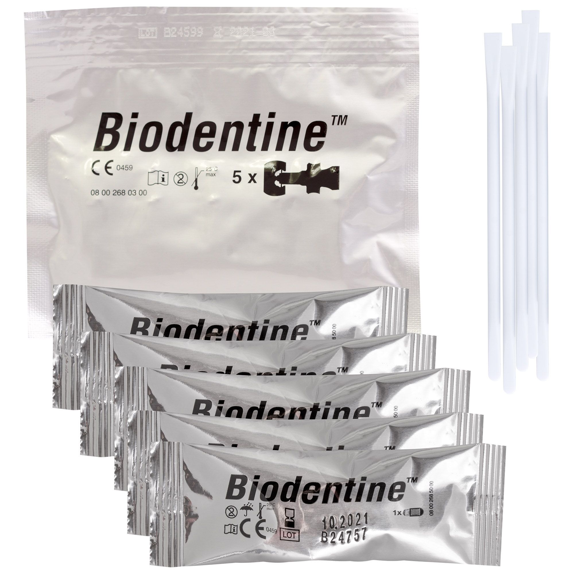 Substituent pentru dentina 5 capsule pulbere + 5 doze lichid, material bioactiv restaurari dentare — imaginea 2