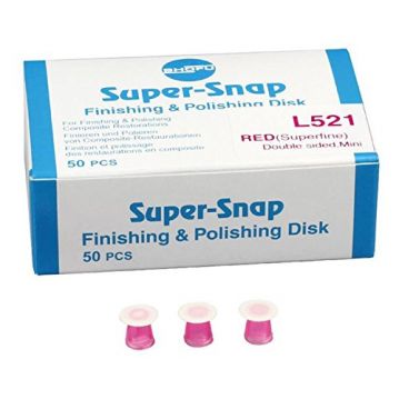 Super-Snap Roșii Mini x 50, Discuri de Lustruire