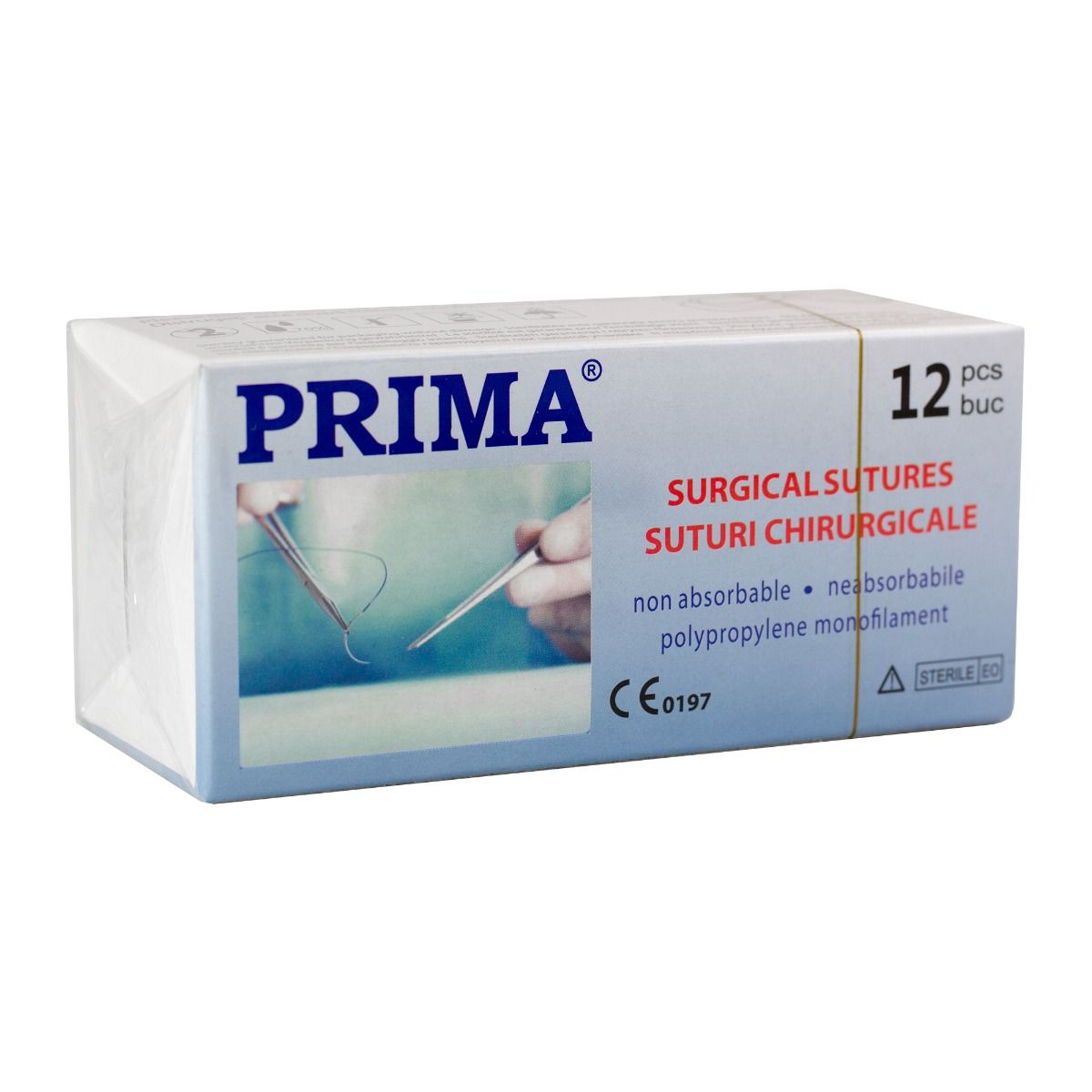 Sutură chirurgicală PRIMA polipropilenă USP 1, ac Tapercut