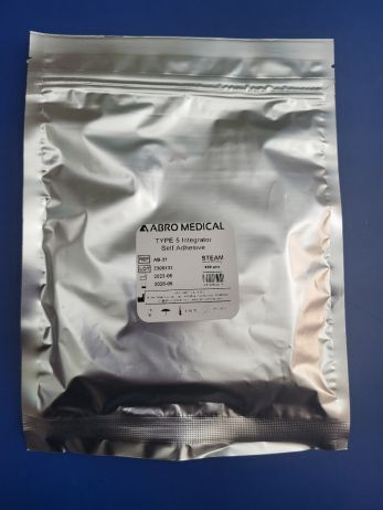TEST INTEGRATOR TIP 5 PENTRU STERILIZARE CU ABUR, 250 TESTE ABRO MEDICAL