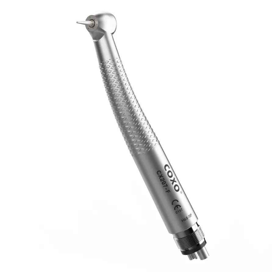 Turbină Dentară COXO H65-TP cu LED, Generator și Detecție Carie, 4 Intrări Midwest — imaginea 2