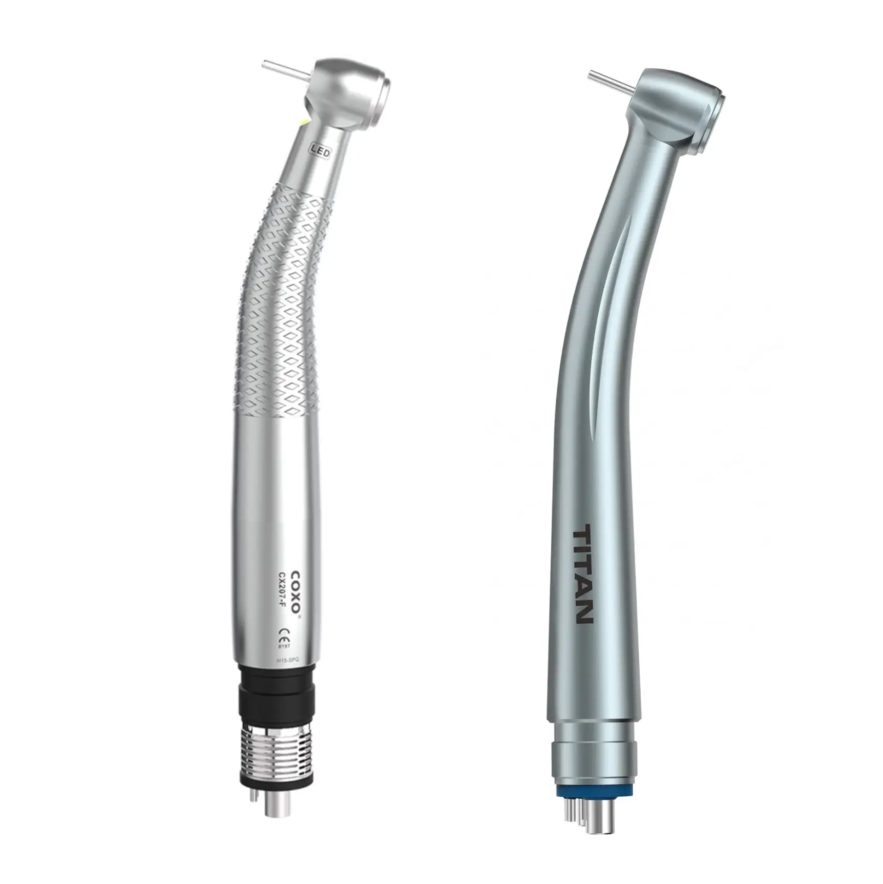 Kit Turbine Dentare COXO H75-TP Shadowless + H65-TP Detecție Carie, Midwest — imaginea 2
