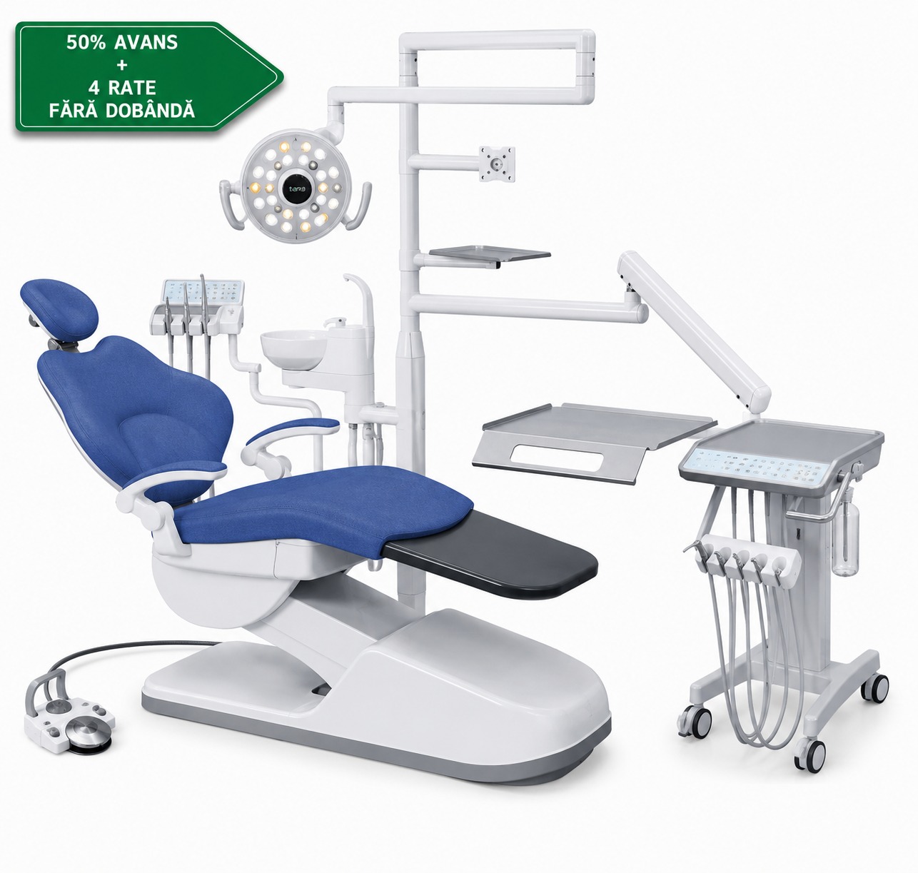 Unit Dentar Anle HB S1 pentru Chirurgie și Implantologie, 36 Luni Garanție — imaginea 4