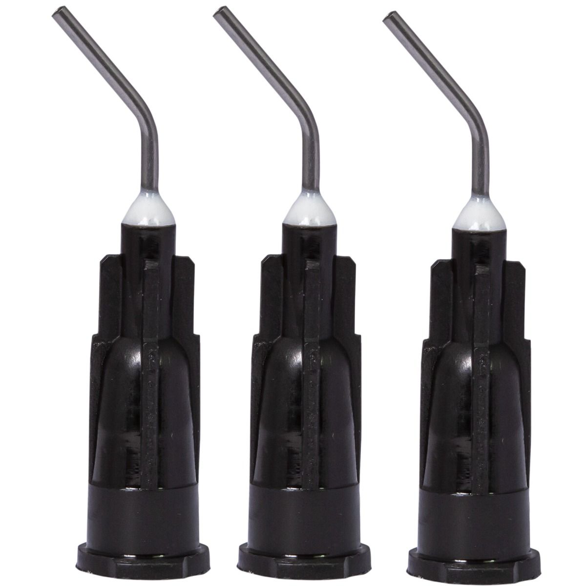 Varfuri aplicatoare compozit flow, PRIMA, 20G, 100 bucati, negre, unghi 45° — imaginea 2